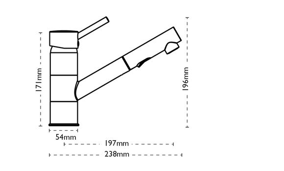 Cantucci Tap in Chrome TT103 - Image 2