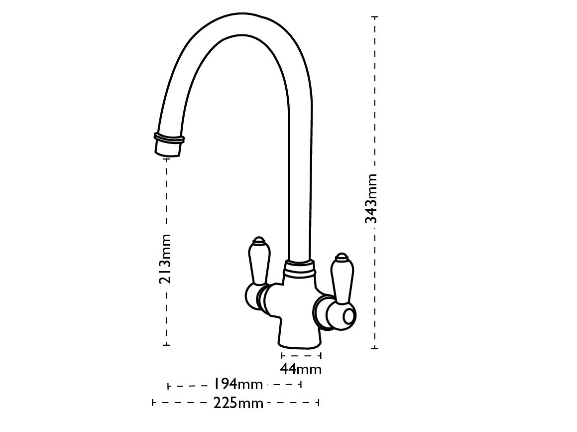 Chianti Tap in Chrome TT105 - Image 2